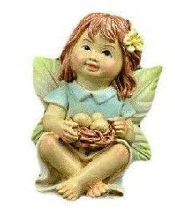 Spring Fairy with Birds Nest