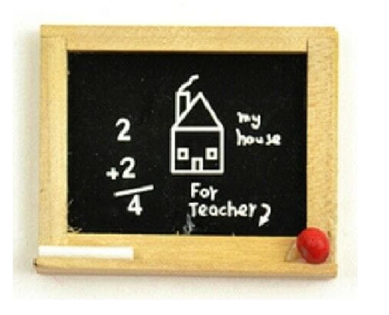 Dollhouse Miniature Chalkboard