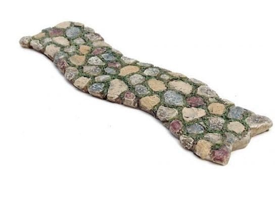 Miniature Colored Stone Path, Fairy Garden Rock and Moss Path, Terrarium Accessory
