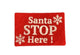 Dollhouse Miniature Santa Stop Here Door Mat
