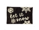 Dollhouse Miniature Let It Snow Door Mat