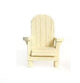 Miniature White Adirondack Chair