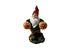 Miniature Fairy Garden Gnome Standing with 2 Mushrooms