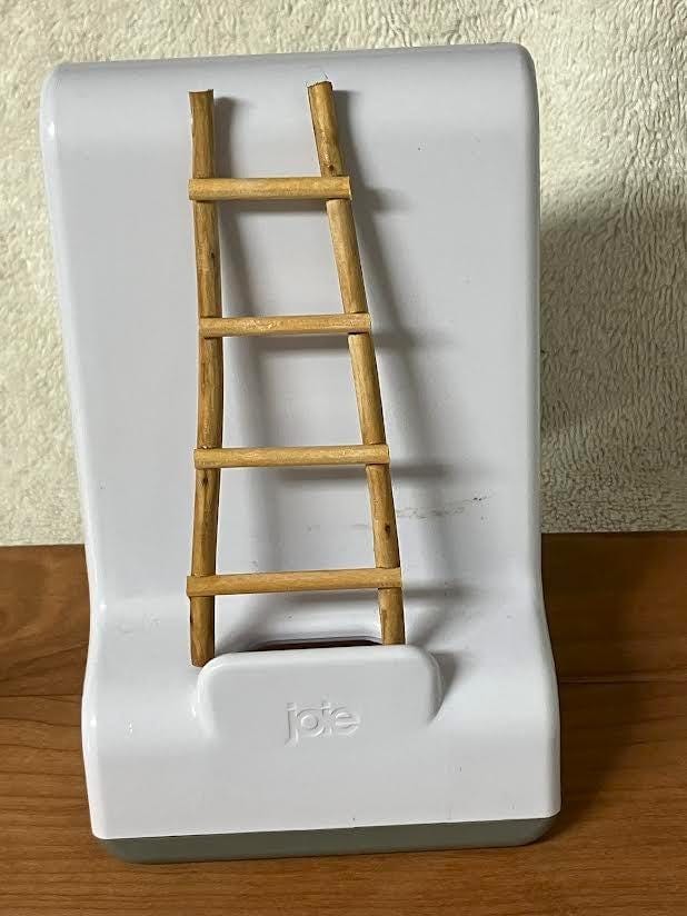 4.5" Wooden Fairy Garden Treehouse Ladder, Wood Ladder for Miniature Garden