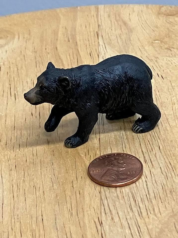 Miniature Black Bear Figurine, 2
