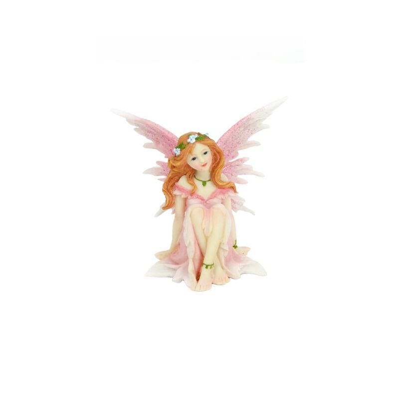Sitting Pink Spring Fairy