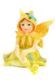 Hooded Fairy in Yellow Dress