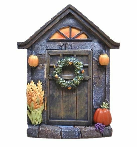 Fall Door with Wreath