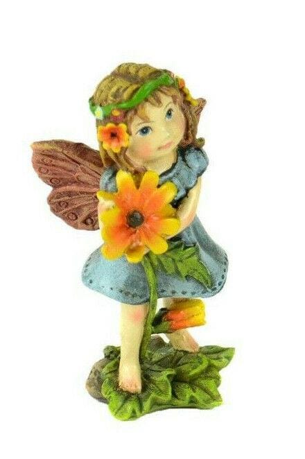 Standing Fairy in Blue Dress