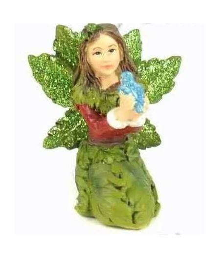 Christmas Fairy with a Blue Bird
