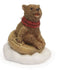 Brown Bear in the Snow Figurine
