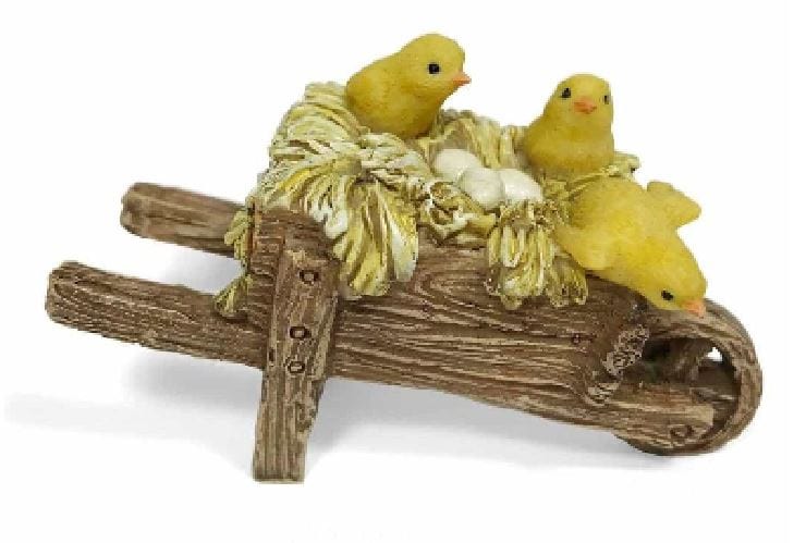 Chicks in a Wheelbarrow