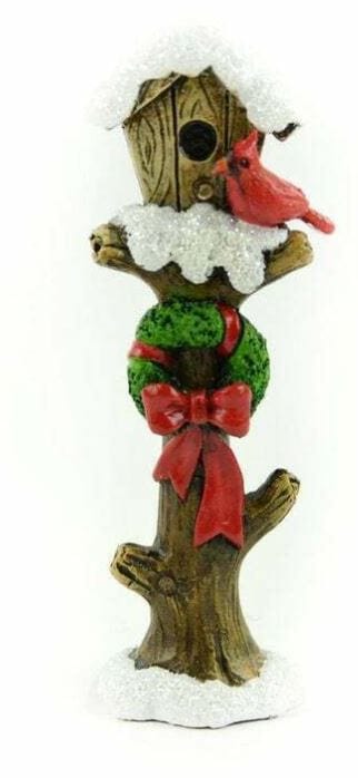 Christmas Bird House Miniature