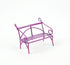 Purple Metal Bench
