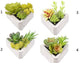 Artificial Succulent Plant in Gray Planter