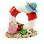 Beach Lifesaver in the Sand,