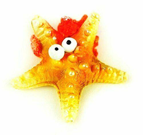 Starfish in Coral Miniature,  Beach Animal, Sandy Sea Star, Beach Fairy Garden Accessory