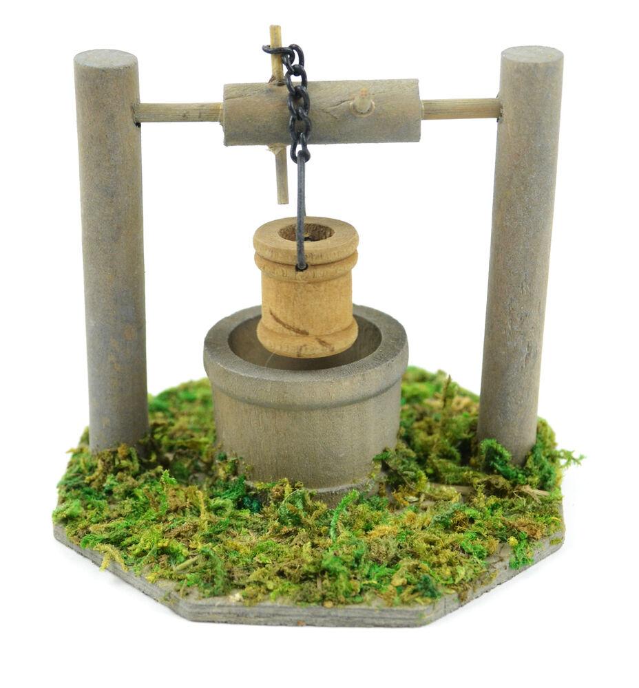Fairy Garden Wooden Well