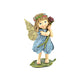 Spring Flower Child Fairy in Blue Dress