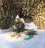 Snowy Winter House Fairy Garden Kit