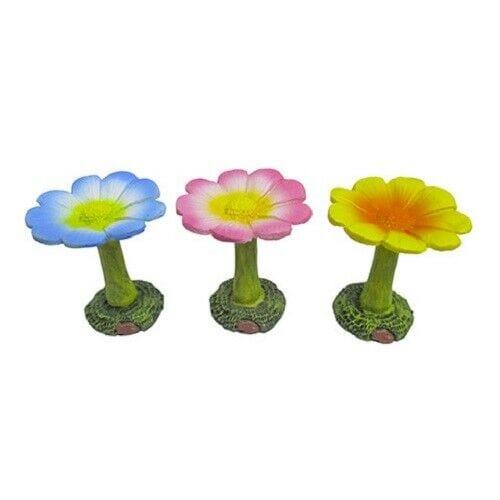 Yellow Flower Birdbath