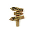 Friends Gather Here, Fairy Garden Sign, Gnome Sign, Directional Sign, Fairy Garden Accessory, Cake Topper