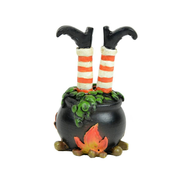 Witch Legs in Cauldron