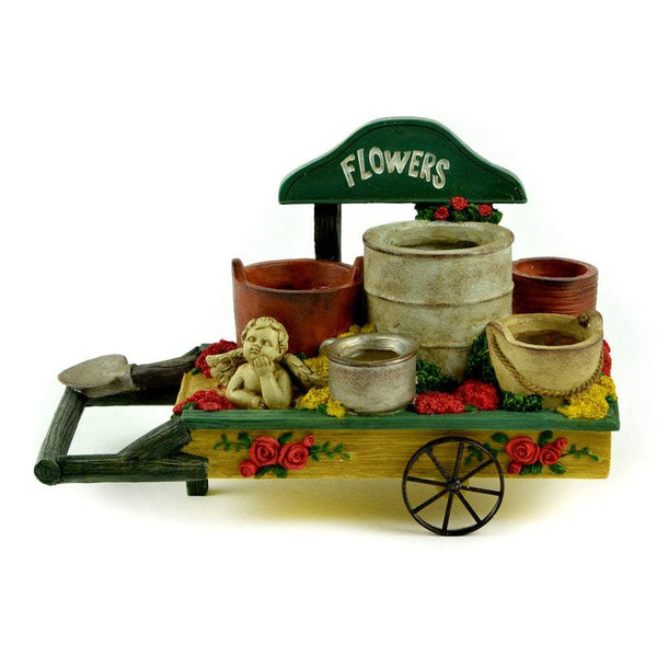 Garden Flower Cart on Wheels