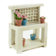 White Garden Table Stand
