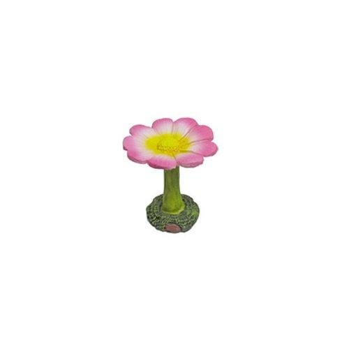 Pink Flower Birdbath