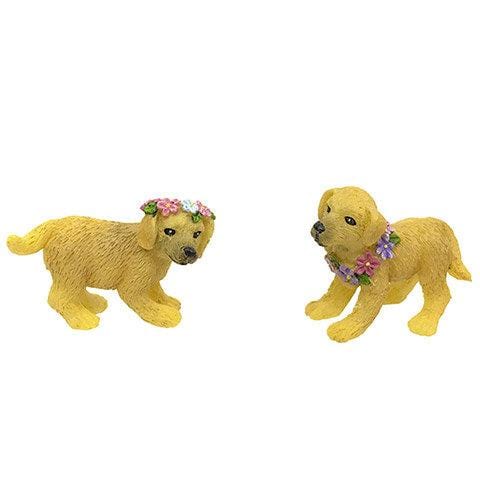 Labrador Puppy Figurines