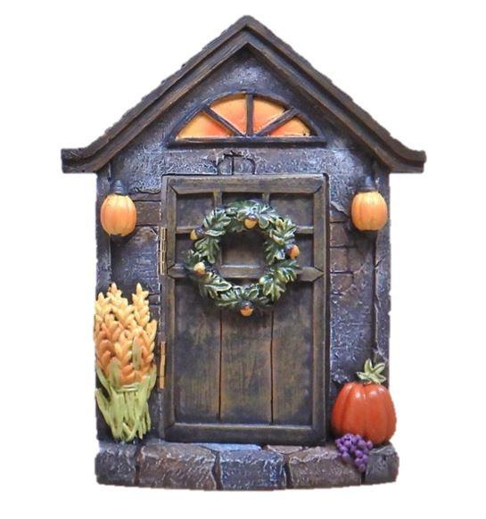 Fall Door with Wreath