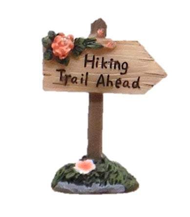 Hiking Trail Ahead Sign