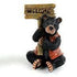 Black Bear  Holding Welcome Sign