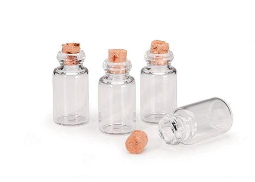 Dollhouse Miniature Spice Bottles with Corks