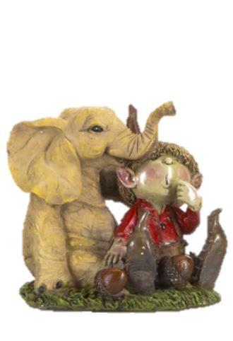 Pixie With Elephant