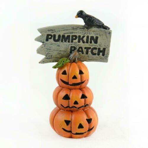 Fairy Garden Pumpkin Patch Sign, Fall Pumpkin Sign, 3 Tiered Pumpkin, Autumn Fairy Garden Accessory