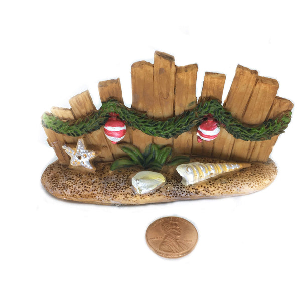 Miniature Christmas  Beach Fence