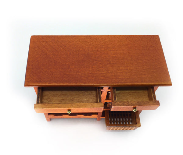 Dollhouse Wooden Wine Cabinet