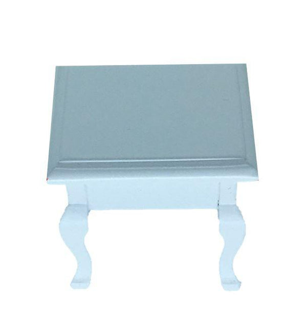 Dollhouse White Queen Ann Table