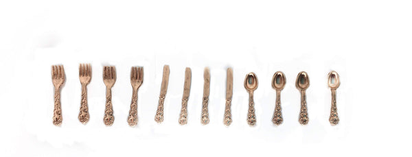 Choice of Dollhouse Miniature Silverware Set