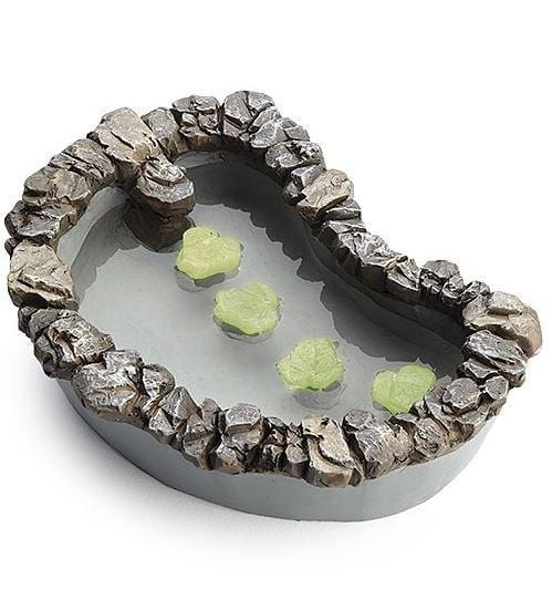 Glowing Stepping Stone Fairy Garden Pond