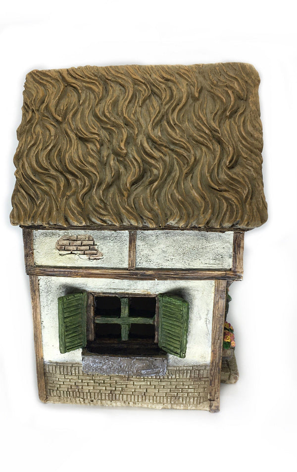 Miniature Swiss Chalet, Bristol House, Fairy Garden House with Hinged Door, Forest House for Wee Folk, Birthday or Holiday Gift