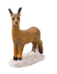 Miniature Reindeer in the Snow