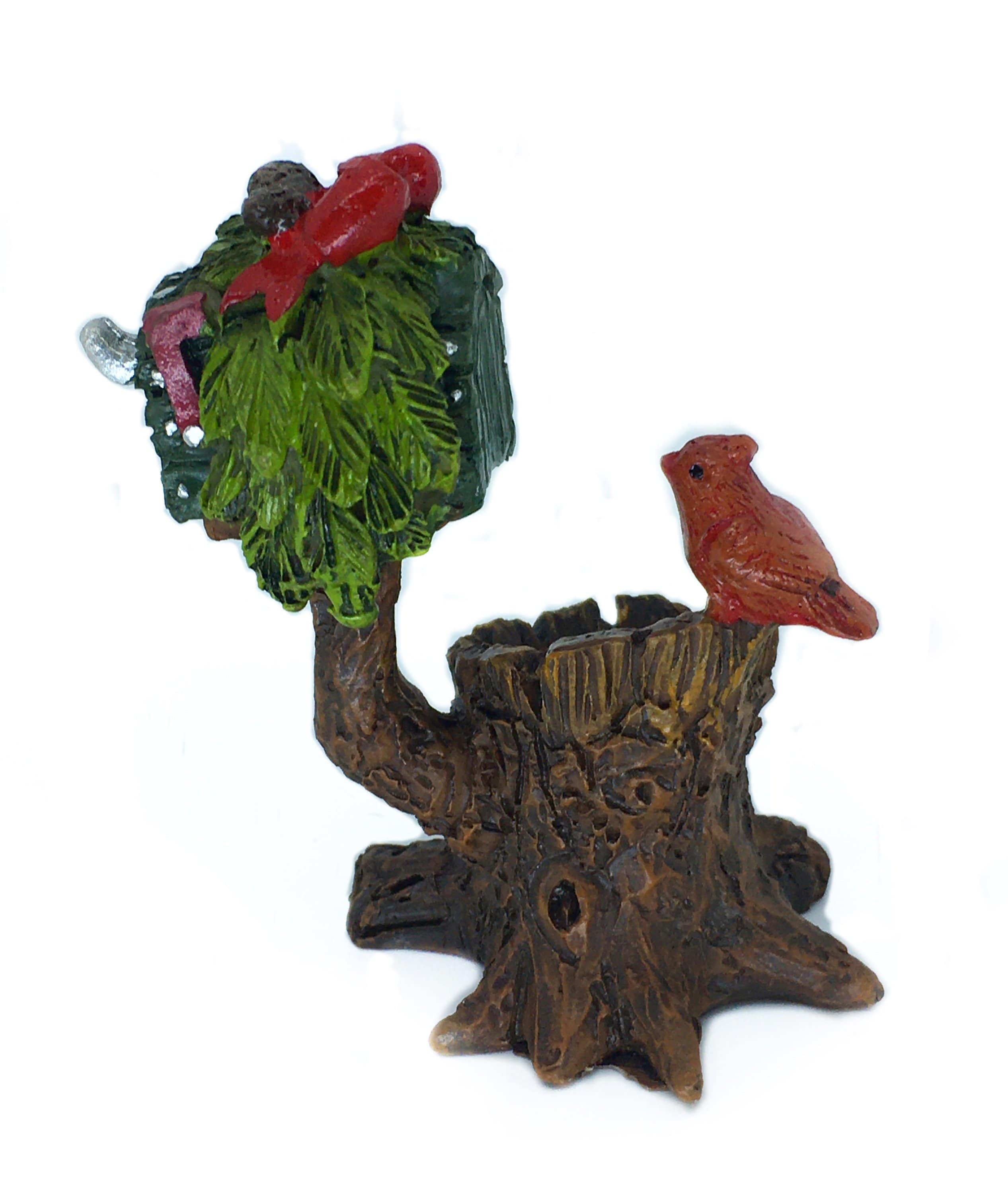 Christmas Mailbox with Cardinal