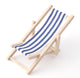 Choice of Red or Blue Miniature Striped Deck Chair