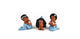 Set of 3  Ebony Mermaid Kids of Color