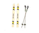 Dollhouse Miniature Snow Skis with Poles
