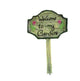 Miniature  'Welcome to My Garden' Sign
