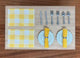2 Dollhouse Yellow Table Settings